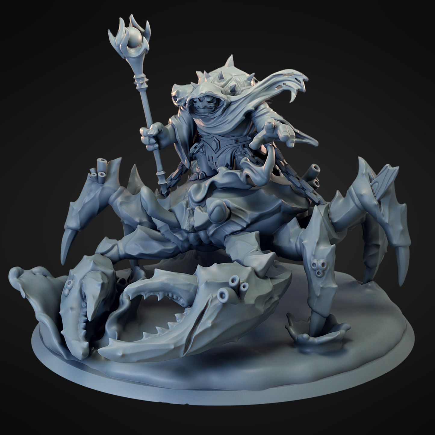 Turtle Mounted Necromancer