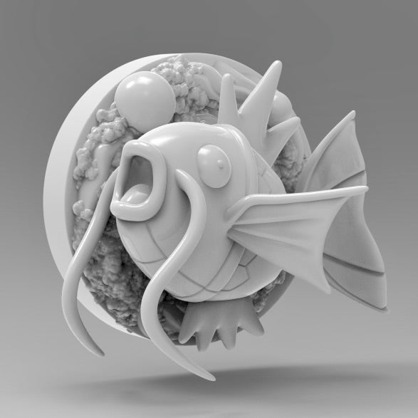 Magikarp 3D Printed Pokémon Wall Décor