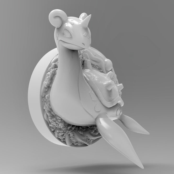 Lapras 3D Printed Pokémon Wall Décor