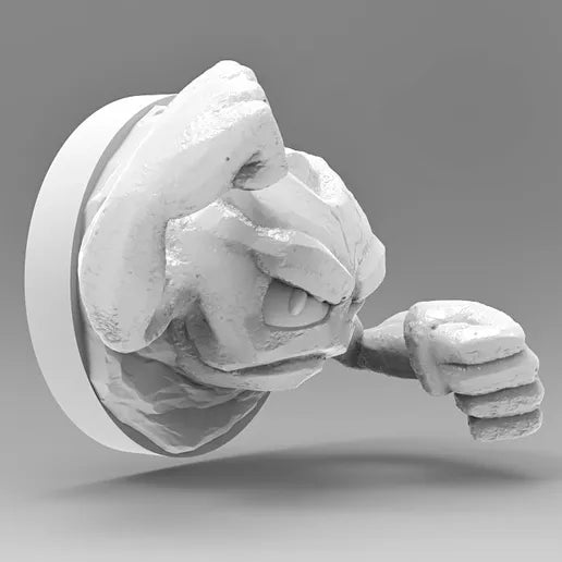Geodude 3D Printed Pokémon Wall Decor