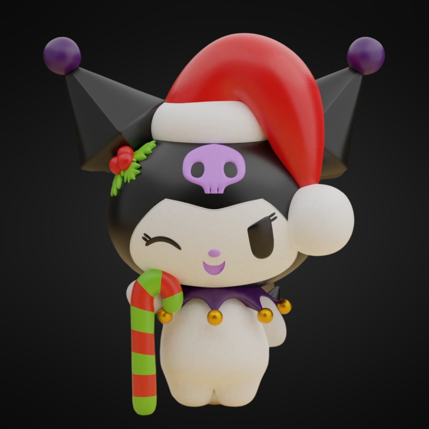 Christmas Kuromi candy cane