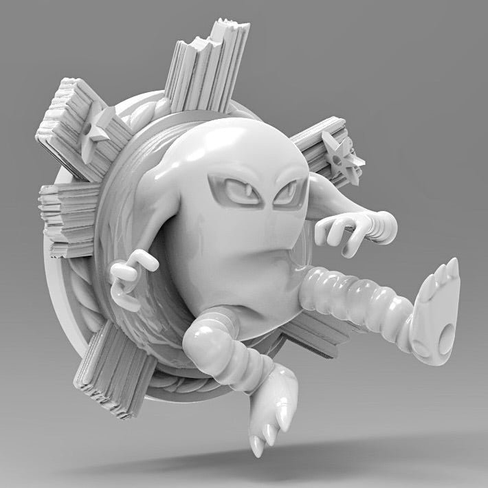Hitmonlee 3D Printed Pokémon Wall Décor