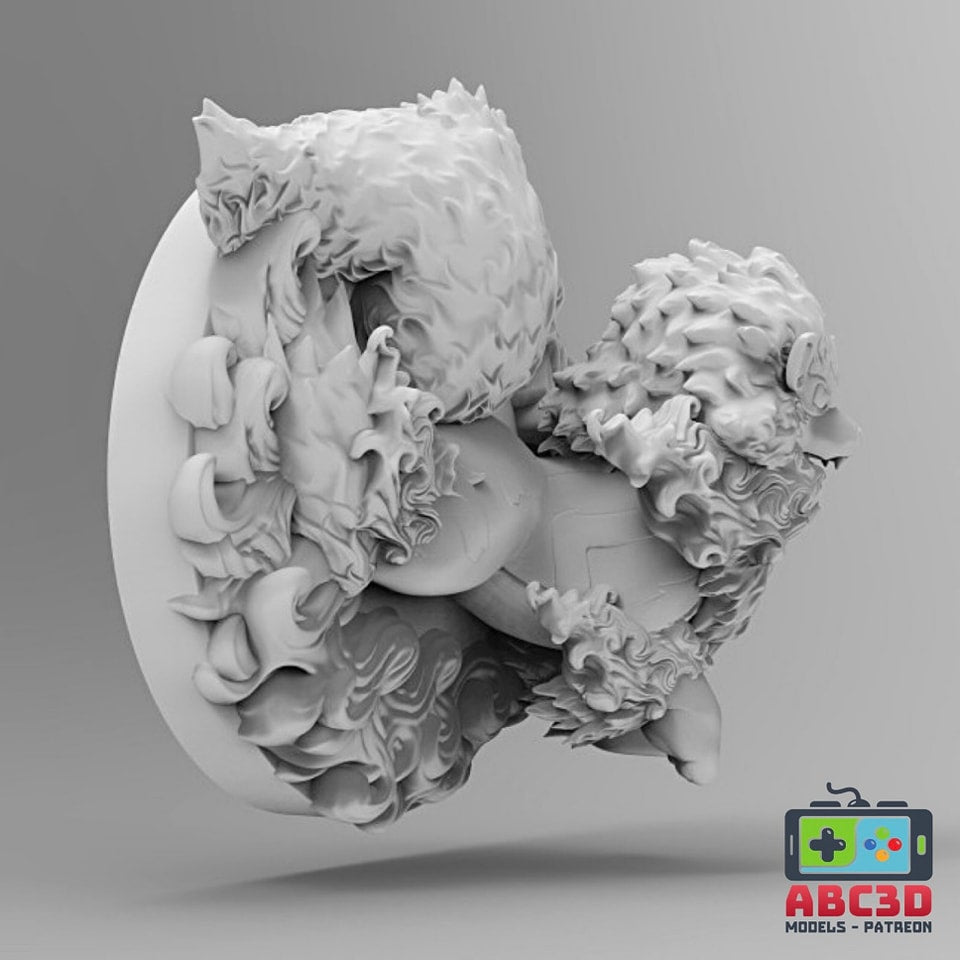 Arcanine 3D Printed Pokémon Wall Décor