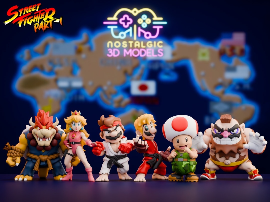 Super Mario x Street Fighter