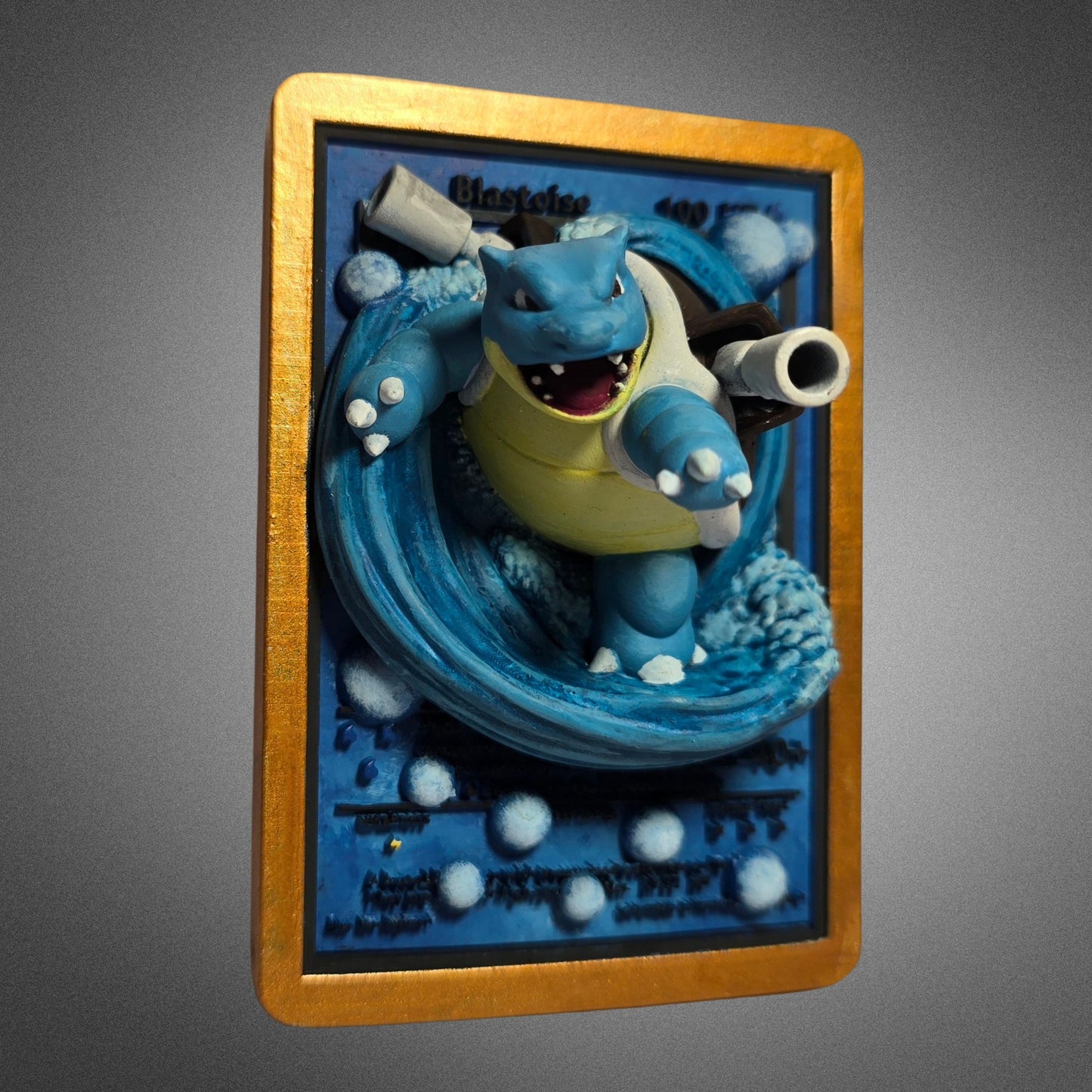 3D Printed Blastoise Pokémon Card