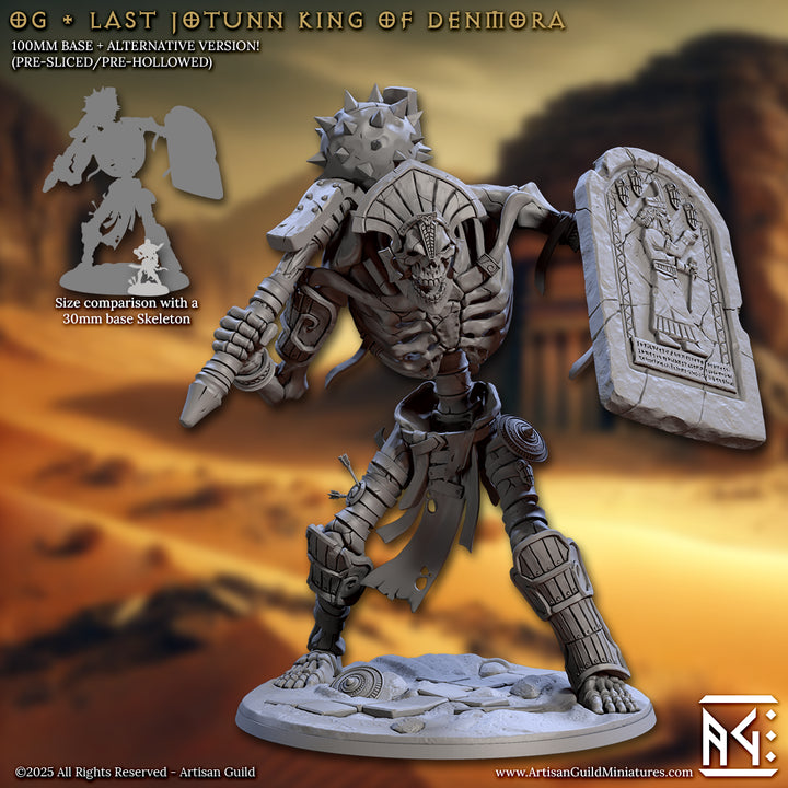 Og Last Jotunn King of Denmora - Tombsworn Skeletons of Denmora Monster
