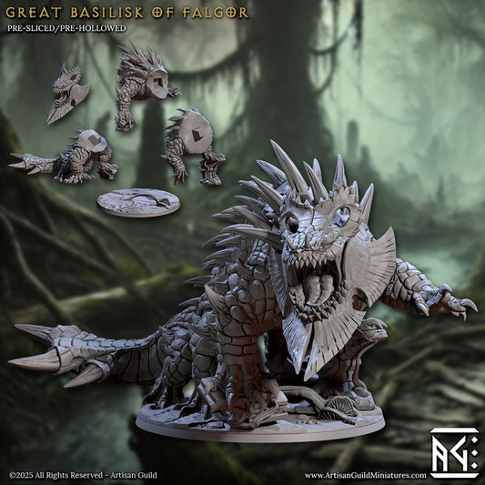 Great Basilisk of Falgor - Lizardmen of Falgor's Swamp Monster