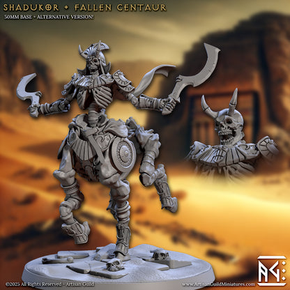 Shadukor Fallen Centaur - Tombsworn Skeletons of Denmora Monster