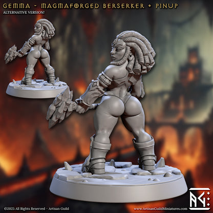 Gemma the Magmaforged Beserker - Magmaforged Dwarves Beauty