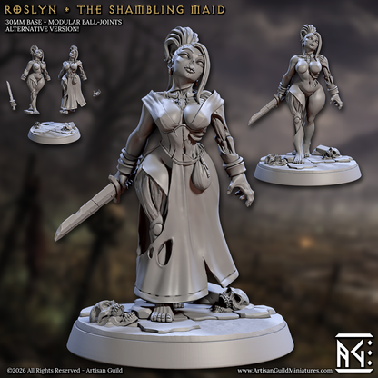 Roslyn, The Shambling Maid - March of the Zombie Walkers Beauty