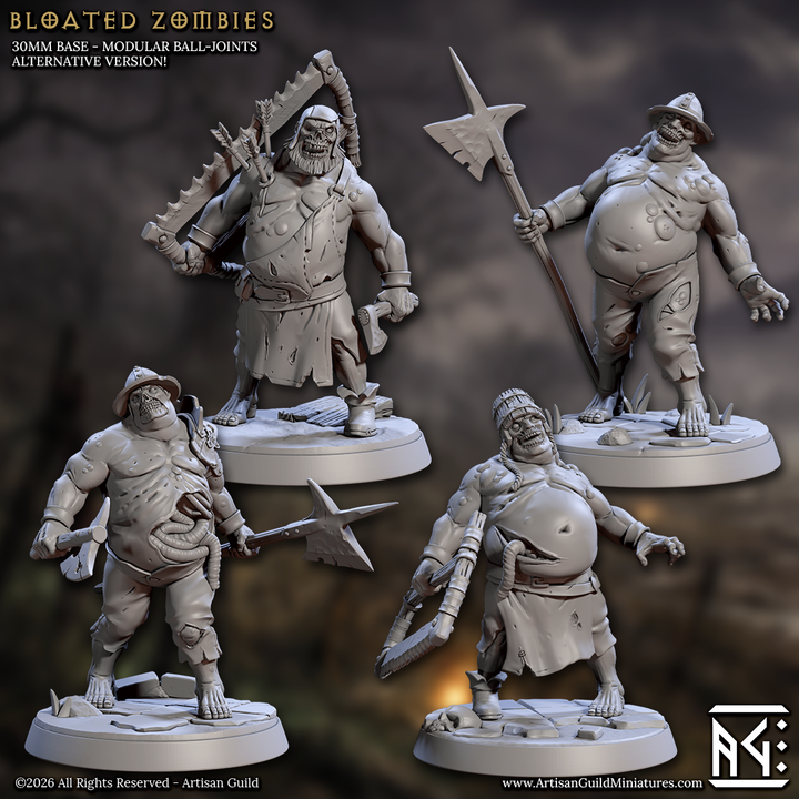 Bloated Zombie - March of the Zombie Walkers