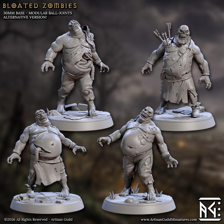Bloated Zombie - March of the Zombie Walkers