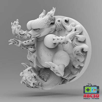 Magmar 3D Printed Pokémon Wall Décor
