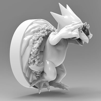 Golduck 3D Printed Pokémon Wall Decor