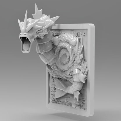 3D Printed Gyarados Pokémon Card
