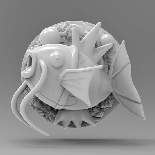 Magikarp 3D Printed Pokémon Wall Décor