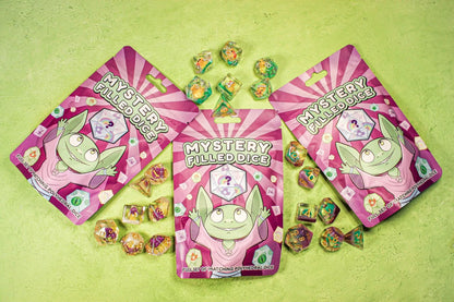 Filled/Inclusion Mystery Dice Sets