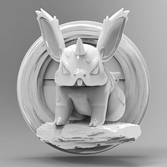 Nidoran ♂ 3D Printed Pokémon Wall Decor