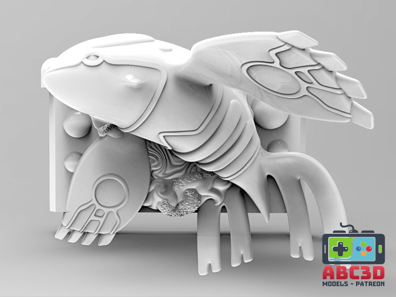 Kyogre 3D Printed Nintendo Game Boy Cartridge