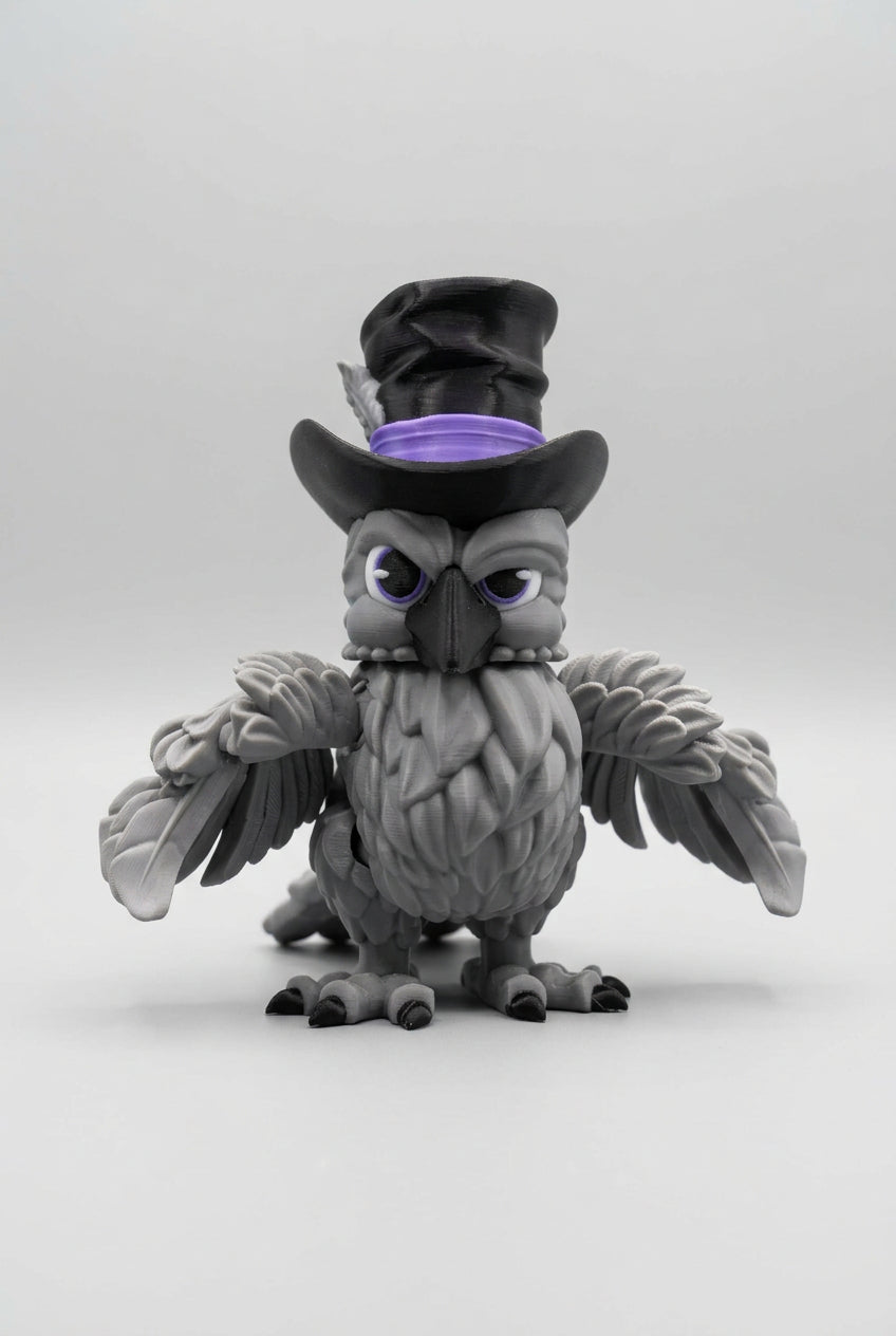 Steampunk Owl Flexi Friend