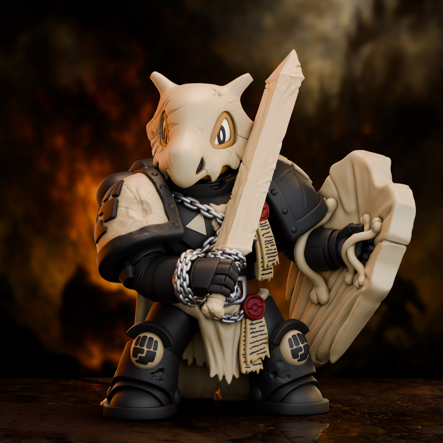 Cubone Black Templar Edition