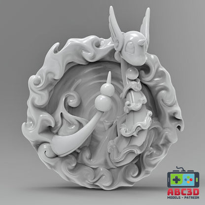 Dragonair 3D Printed Pokémon Wall Décor