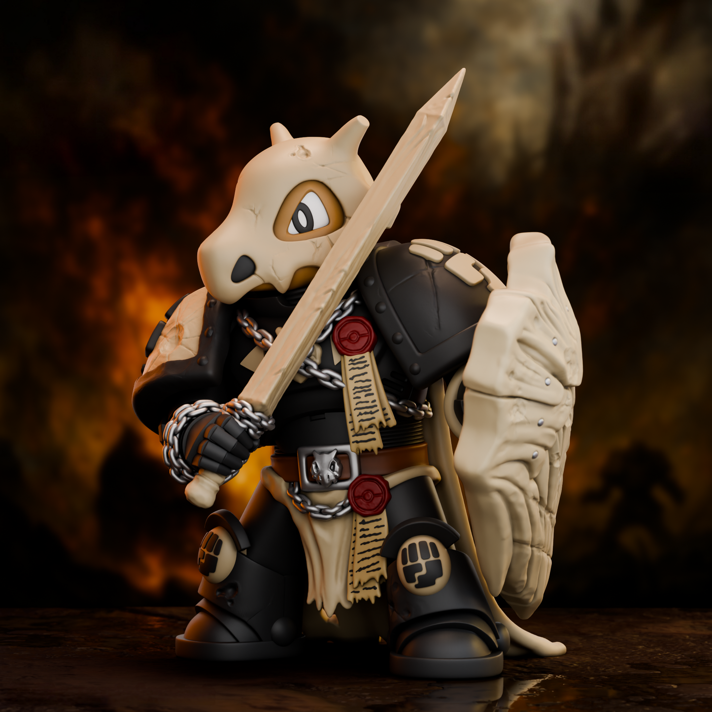 Cubone Black Templar Edition